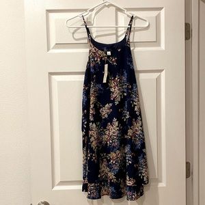 Francesca’s navy floral print dress - SM